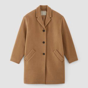 Everlane The Italian ReWool Cocoon Coat - Camel Large